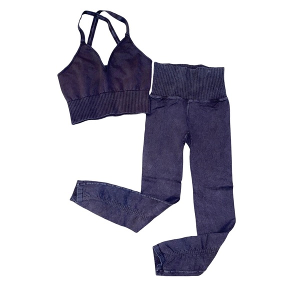 Free People Pants - NEW Free People Movement Good Karma Bra Top & Leggings Set